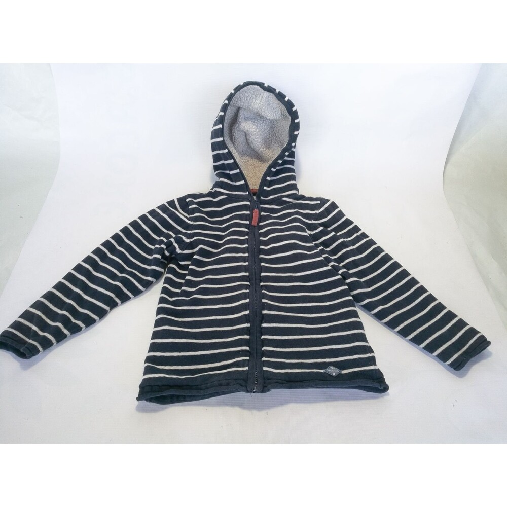 Cadet rousselle stripe white navy boy 4T